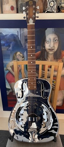 Dobro accoustic guitar made - accoustic, guitar,
