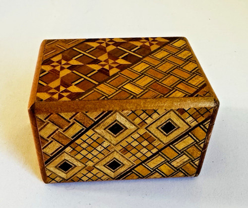 Japanese yosegi puzzle box - japanese,