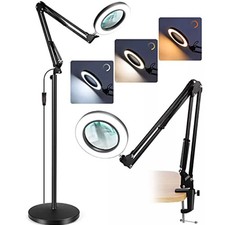 10X LED Magnifier Glass Desk