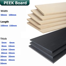 5 to 50mm Thick Natural PEEK
