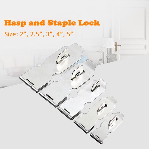 Lock hasp and staple stainess - and,