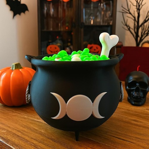 Halloween cauldron decor - cauldron, |