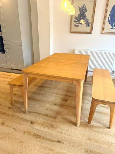 3pc extending wooden dining - 3pc,