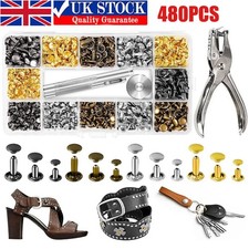 480PCS Set Rivets Double Cap