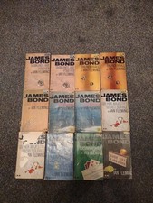 JAMES BOND 007 BOOKS PAN Paperback Job Lot Bundle - 12 Novels - Vintage 