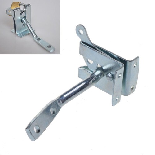 Iron self locking gate latch - locking,