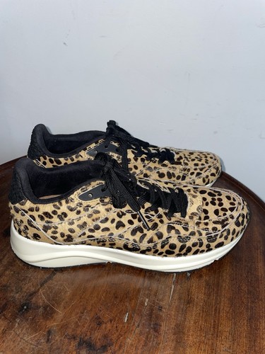 Woden leopard print lace up - ,
