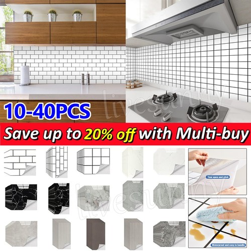40x self adhesive marble tile - self-adhesive,