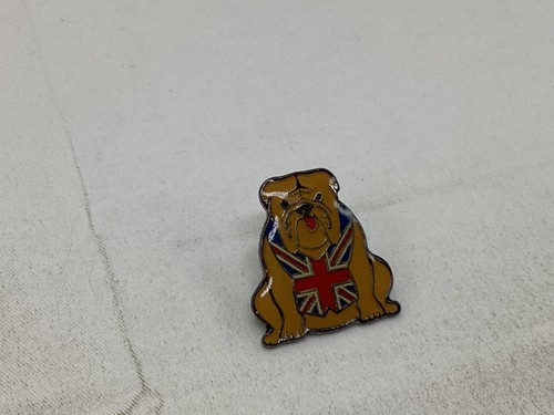 British bulldog pin badge - bulldog,