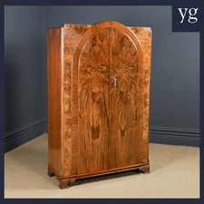 English Art Deco Walnut Two 2
