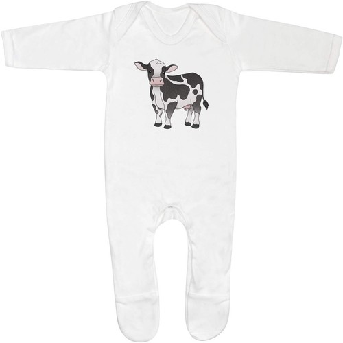 Cute dairy cow baby romper - baby,