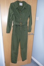 KHAKI GREEN CARGO JUMPSUIT