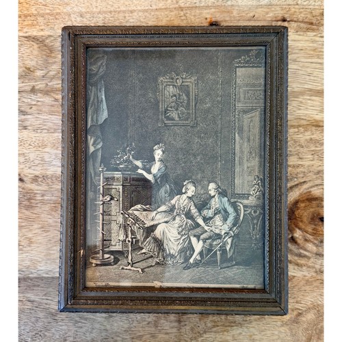 Antique wood jewelry - antique, box