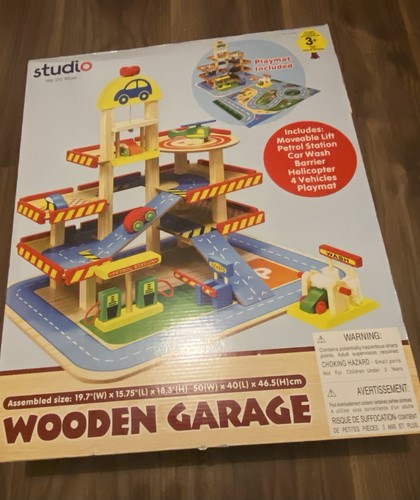 Wooden storey garage pretend - garage,