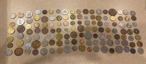 Lot 126 foreign coins - lot, most