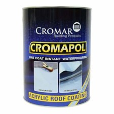 Cromapol | Acrylic Roof Coat | Roof Paint Sealant | Emergency Roof Repair | 5kg