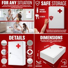 FIRST AID MEDICAL CABINET WALL