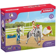 Schleich Horse Club Mia's Vaulting Riding Play Set