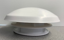 White Plastic Circular Mushroom Roof Vent Round - Caravan Motorhome Camper CRV2