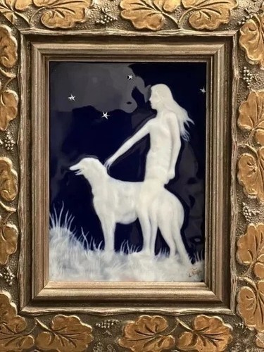 Limioges pate sur - pate-sur-pate, plaque