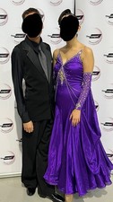 Rich Purple Ballroom Dress by