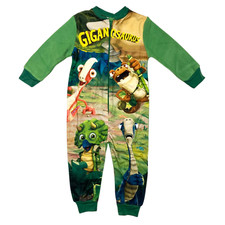  Boys GIGANTOSAURUS sleepsuit, all in one,  pyjamas,  nightwear 18mths - 5yrs 