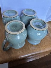 Set Of 4 Denby Regency Green