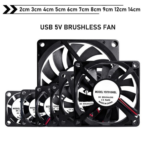 Usb silent brushless - dc, 5v