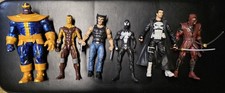 Hasbro Marvel Legends Figure Lot Thanos Shocker Punisher Wolverine