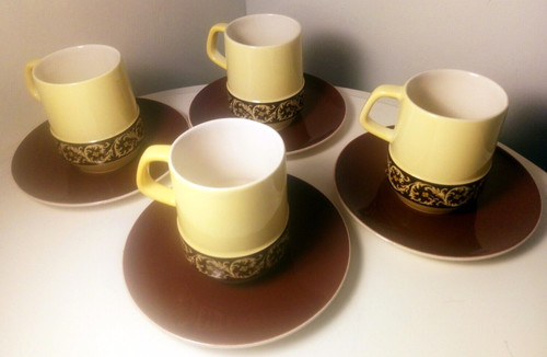 Carlton ware cups and - ware-4x,