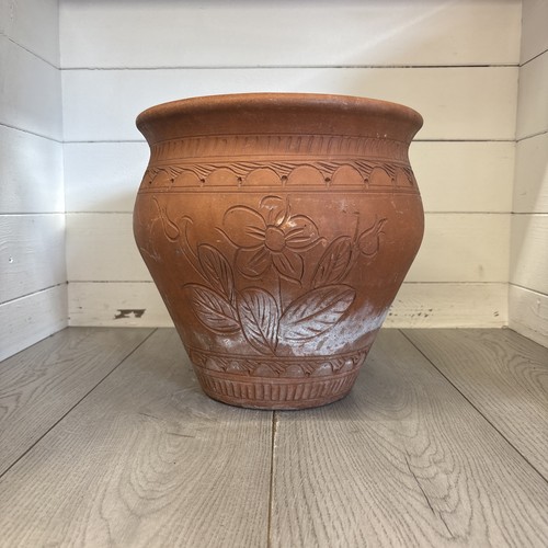 Large vintage terracotta pot - vintage,