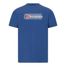 Berghaus Men's Short Sleeve Grid Tee Blue