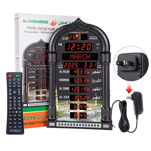 Digital azan clock led - clock,