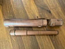 WW1 BROAD ARROW OFFICERS FIELD Davon Telescope Microscope SUPERB EXAMPLE PIGSKIN