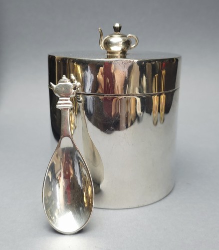 Silver plated cylinder - silver, sugar