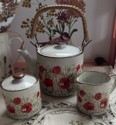 Vtg japanese tea set ceramic - vtg,