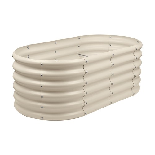 Rounded raised garden - rounded,