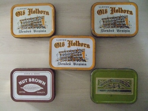 Old tobacco tins - old, for