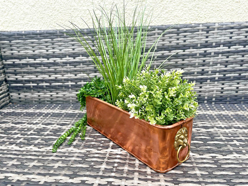 Vintage copper windowsill - copper,