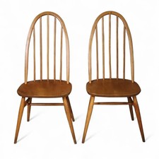 Pair Of Mid Century Ercol Elm
