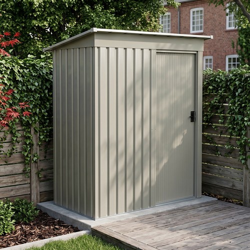 5x3ft metal shed garden - metal,