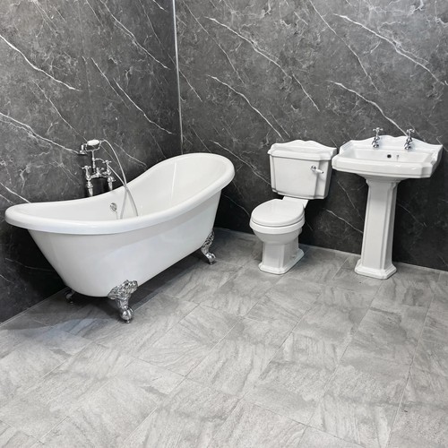 Freestanding bath suite - freestanding,