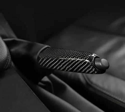 Genuine carbon fibre handbrake - carbon,