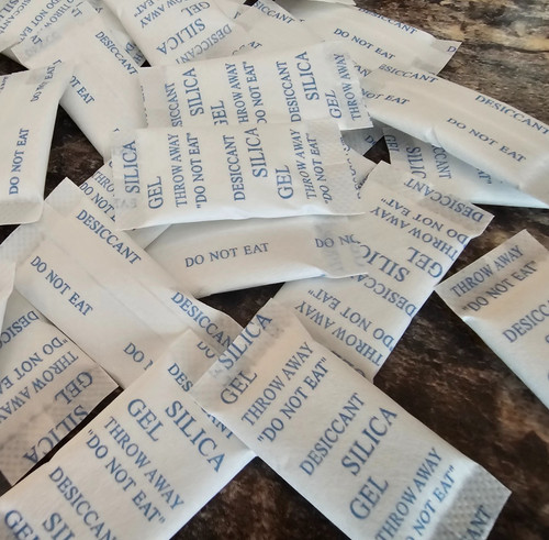 Packets silica gel - silica,