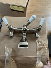 Perrin and Rowe 3530NI Nickel Bath Shower Mixer W/o Unions Or Shower Fittings .