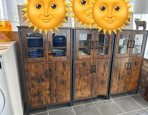 Large vintage storage cabinet - large,