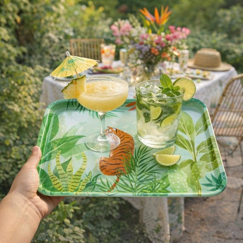Melamine food serving tray - melamine,