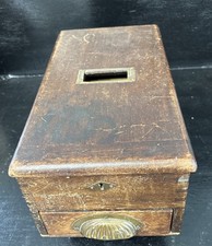 Antique Wooden Cash Till By Dudley & Co Holloway London For Repair