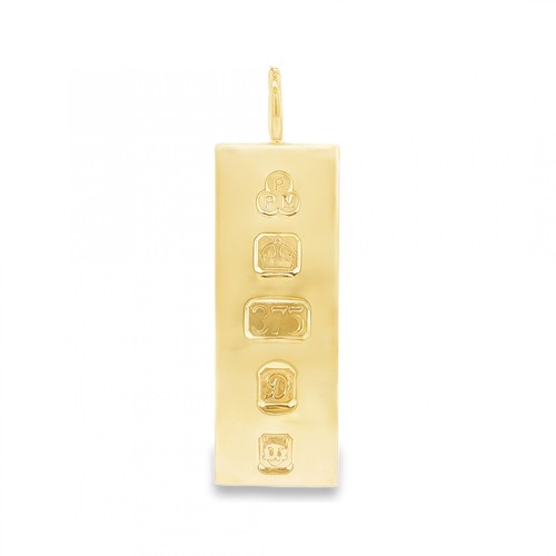 9ct yellow gold plain - gold, ingot