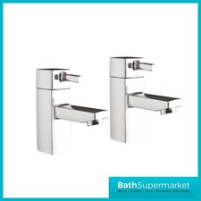 Square Bathroom Taps Chrome